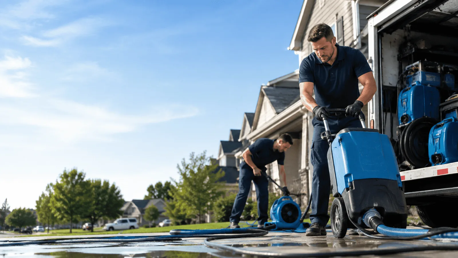Crawlspace Water Damage being performed in King Of Prussia, PA